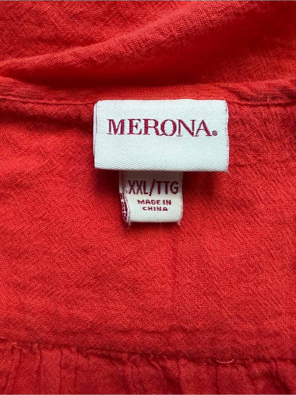 Merona Orange Midi Dress with Tassel Tie - Picture 5 of 6